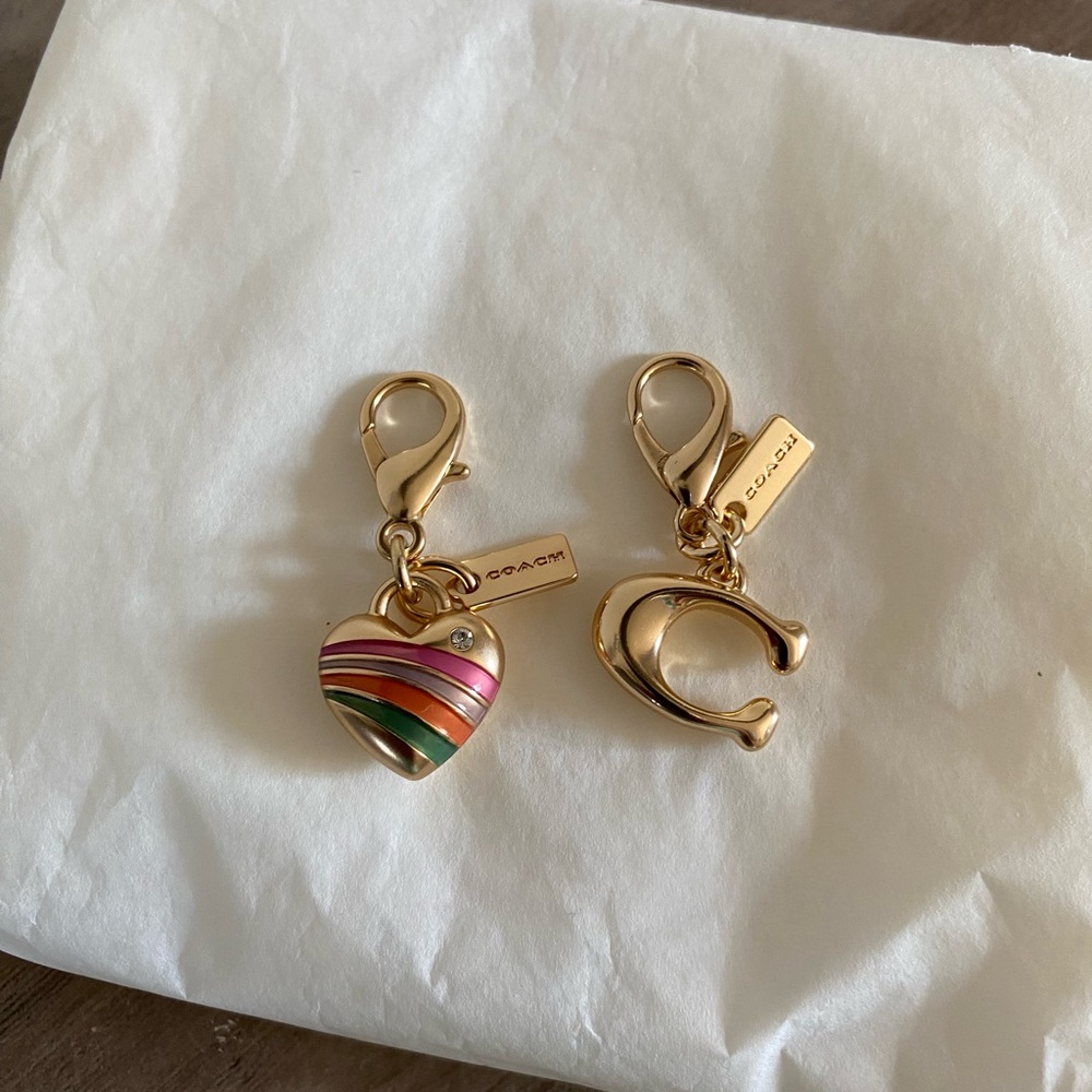 Coach mini charms